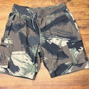 ASRV forest brush camo cargo shorts